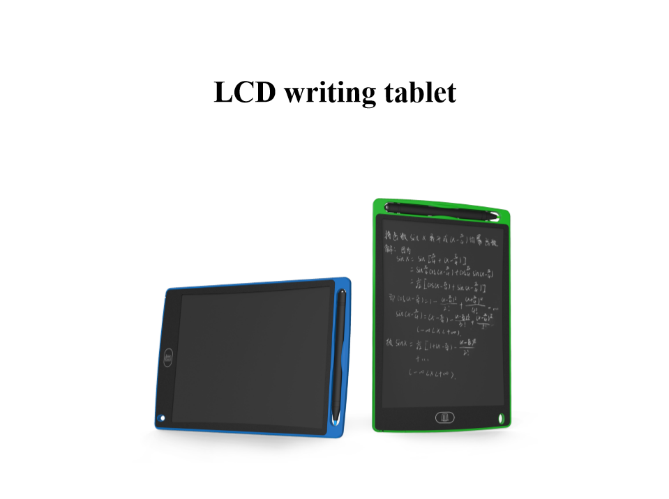 8.5'' 12'' LCD writing board drawing table memo e-writer pad office supplier  5