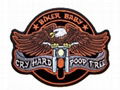 Motorcycle embroidered patches from Ying fong emblem  1