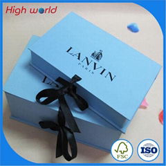 Custom logo paper package box, gift package box