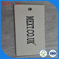 Wholesale popular custom paper hang tag and label for t-shirt 3