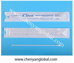 Mid Turbinate Nylon Flocked Swabstick For Adult Nasophayngeal Cell Specimen 