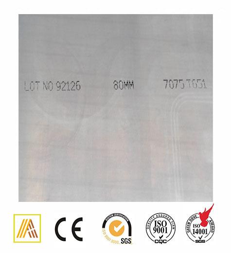 2mm 3mm 4mm thin coated 7075 T6 T651 aluminum sheet number plate for industry 3