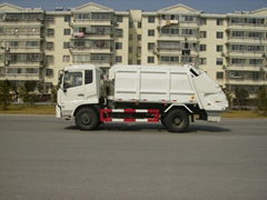 16T rear loading compressor garbage truck 