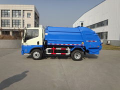 5T rear loading compressor garbage truck