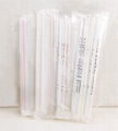 plastic straws( paper wrapped or cello wrapped) 2