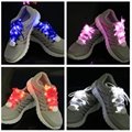 Fashionable Design Colorful Nylon Luminous LED Shoelace Light up LED Shoelace 2