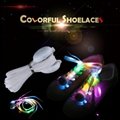 Fashionable Design Colorful Nylon Luminous LED Shoelace Light up LED Shoelace 5