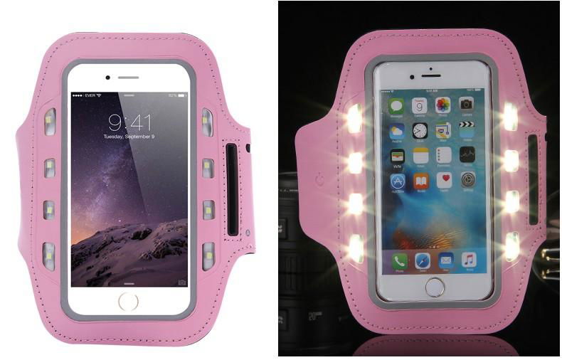 LED Sport Armband Mobile Phone Custom Armband Holder for Running 2