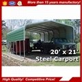 New modern Prefab metal carport for car packing 4