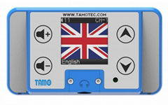 GPS multilingual audio tour guide commentary system for Electric Sightseeing bus