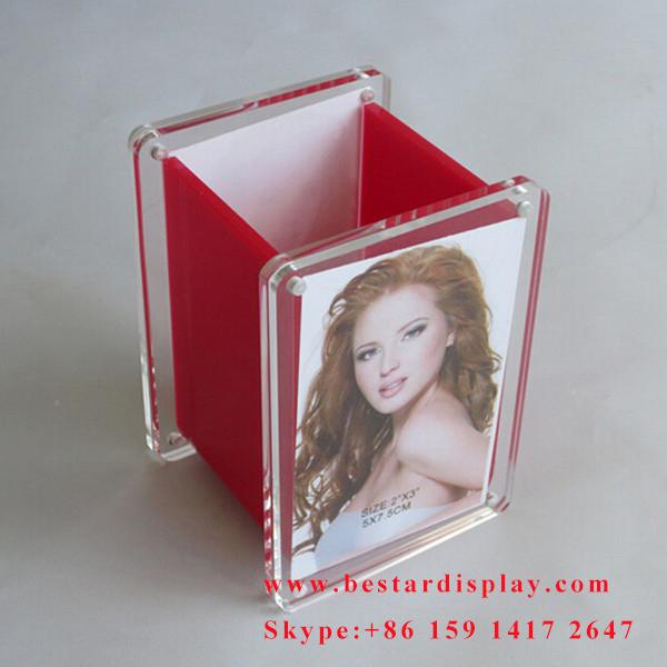 Reliable supplier Plexiglass PMMA acrylic pen holder BST002 Bestar