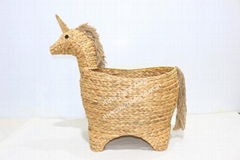 Wholesale of weaving water hyacinth animal baskets-SD1040A-1NA