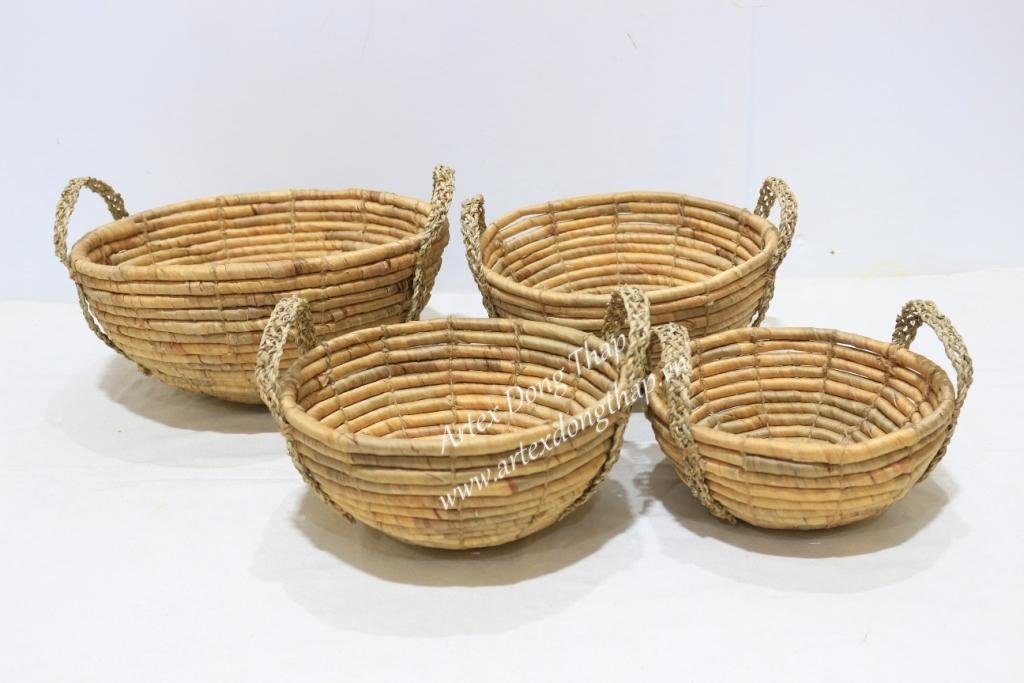 Set of 3 water hyacinth tray for home furniture-SD4290A-4NA