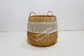 Newest round water hyacinth basket for