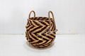 New style wholesales handmade woven hyacinth mix seagrass basket-SD5159A-1MC 1