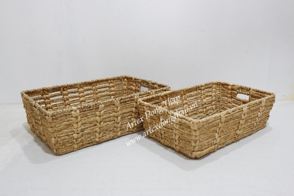 Wholesale of weaving water hyacinth basketsSD9885A2NA Artex Dong