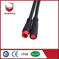 M8 3pin connectors IP67 low voltage