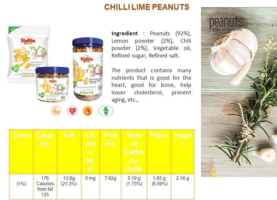 PEANUT Chili Lime snack (Tan Tan Jolie 84983587558) 2