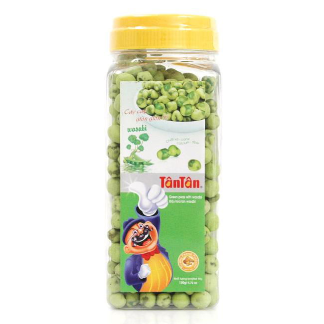 Crispy GREEN PEAS Wasabi Coconut snack  (Tan Tan, Jolie 84983587558)
