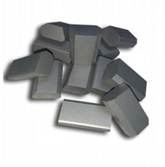 Carbide snow plow blade inserts