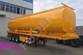 3 axle 48000 liters fuel tank trailer oil tanker semi trailer for sale
