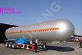 3 axle lpg transport tank trailer semi lpg truck trailers sale in China