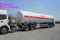 FUDENG lng tank truck trailer semi lng tanker trailers for sale 1