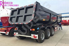 FUDENG 60Ton U shape Dumper Tipper semi