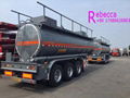 Used chemical transport tank acid tanker trailers for sale