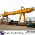 80ton 150ton 250ton double trolley goliath mobile gantry crane