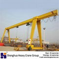 12t single beam gantry crane with electric hoist 2