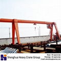 12t single beam gantry crane with electric hoist 3