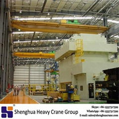 China HSHCL Drawing customized double girder bridge overhead crane