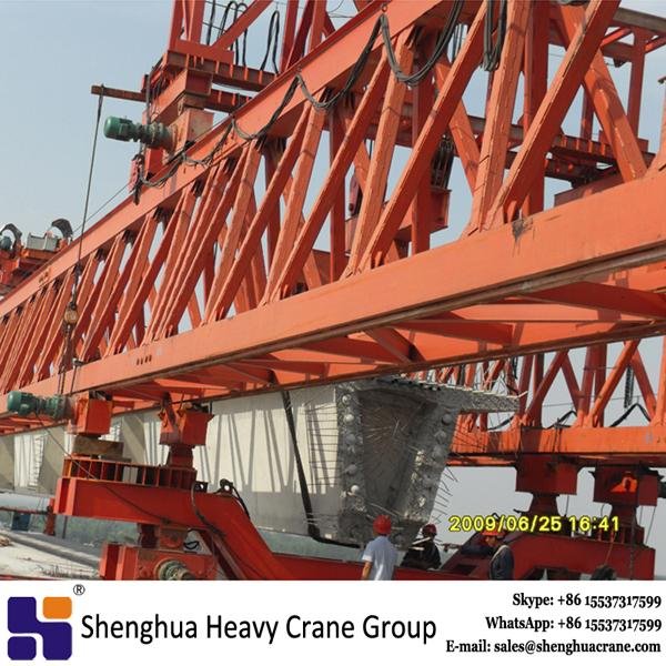 300t Railway Bridge Girder Launcher for Bridge Erecting Crane