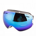 2017 High Quality Coating Lens Anti Fog Ski Goggles