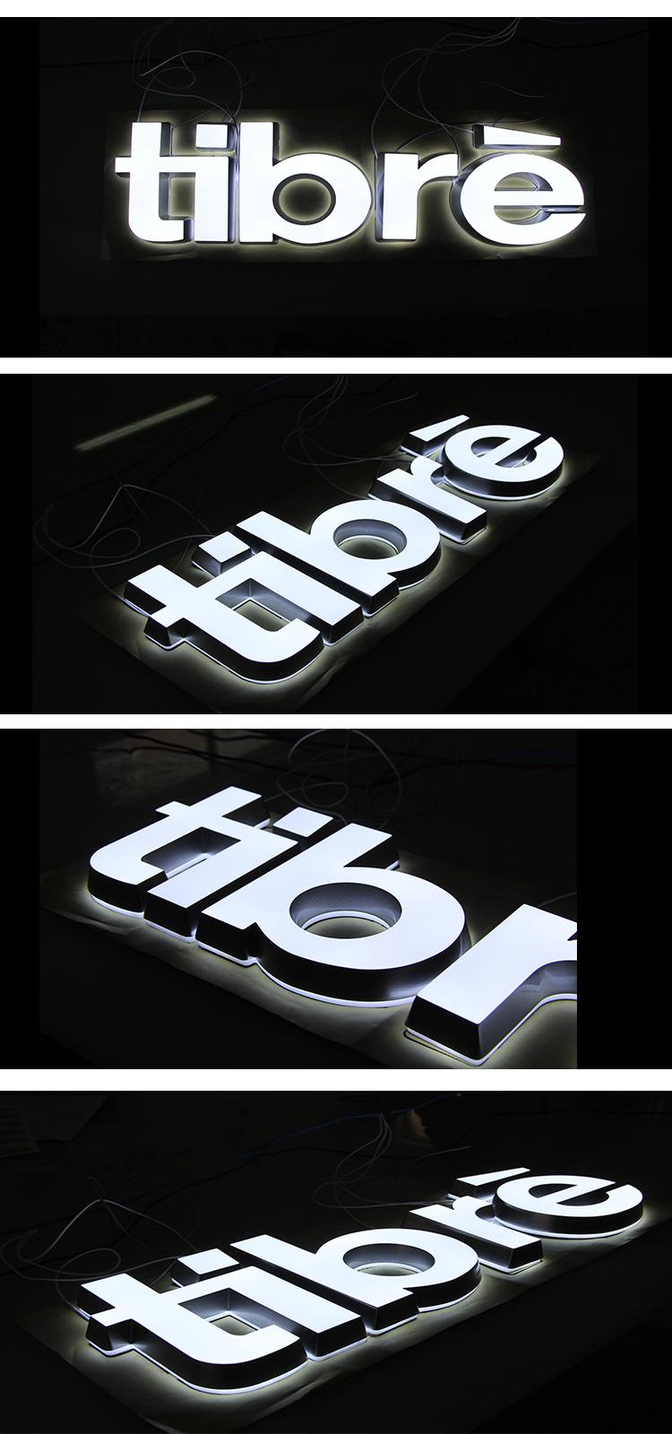 Acrylic Outdoor Led Channel Letter Sign Luminous Letter Sign 2