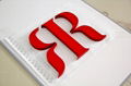 High Quality Customized Solid Facelit Acrylic Letter for Indoor Branding 25mm Re 1