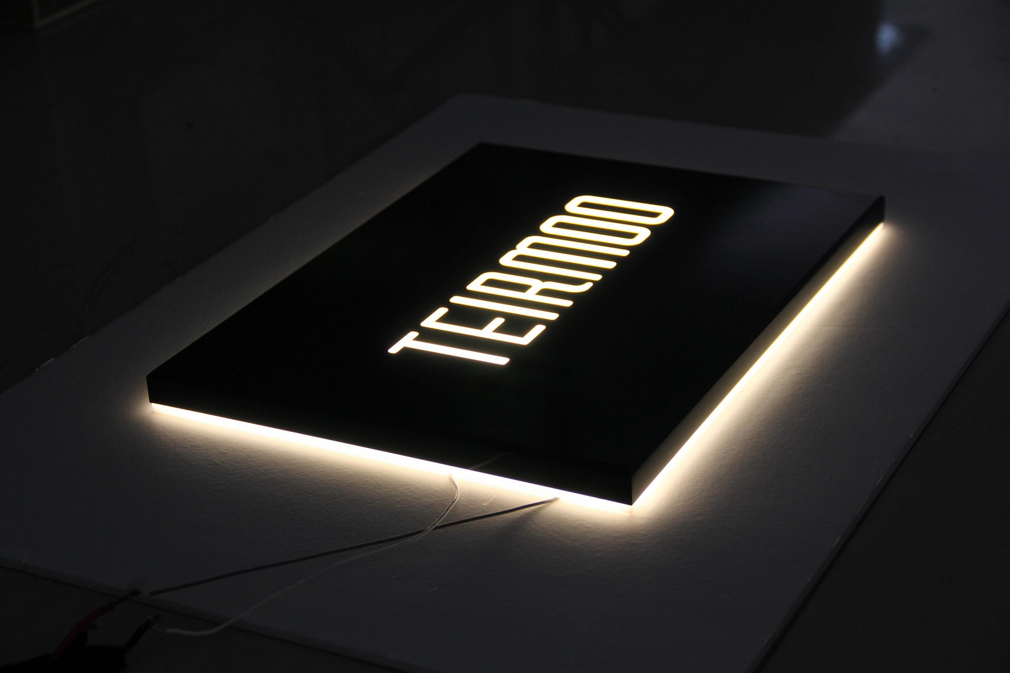 Luminous Programmable Custom Led Sign Superthin Light Box Names for