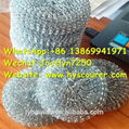 Kitchen cleaning ball stainless steel scourer/scrubber 5