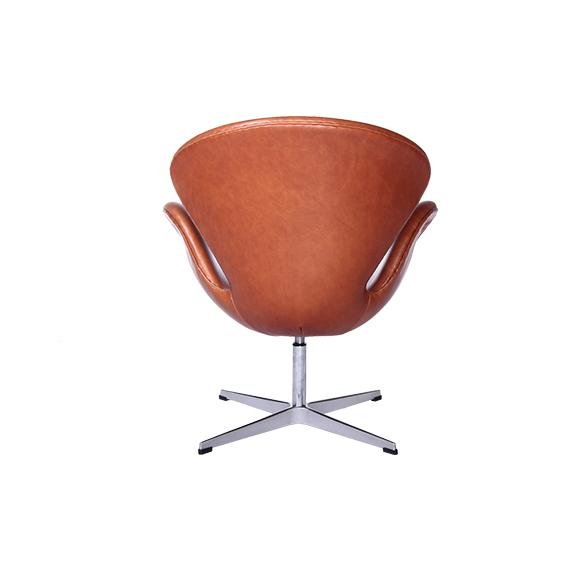 Modern classic furniture living room chair leather swan chair replica 2