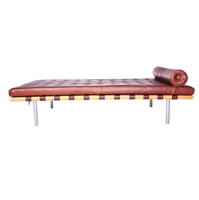    Bedroom furniture replica leather daybed barcelona daybed