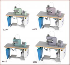 hoes machine for double folding and dual adhesie joint strip