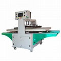 Hot press fusing machine for fabrics in