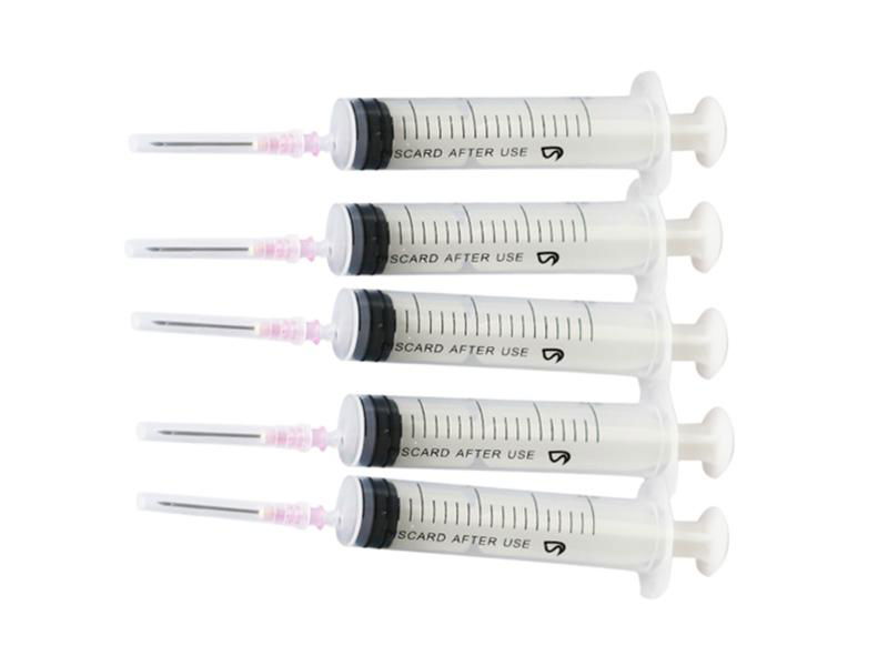 20ml Disposable syringe with or without needle/  dissolve device