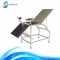   SJ-A52  stainless steel portable gynecological examination bed 1