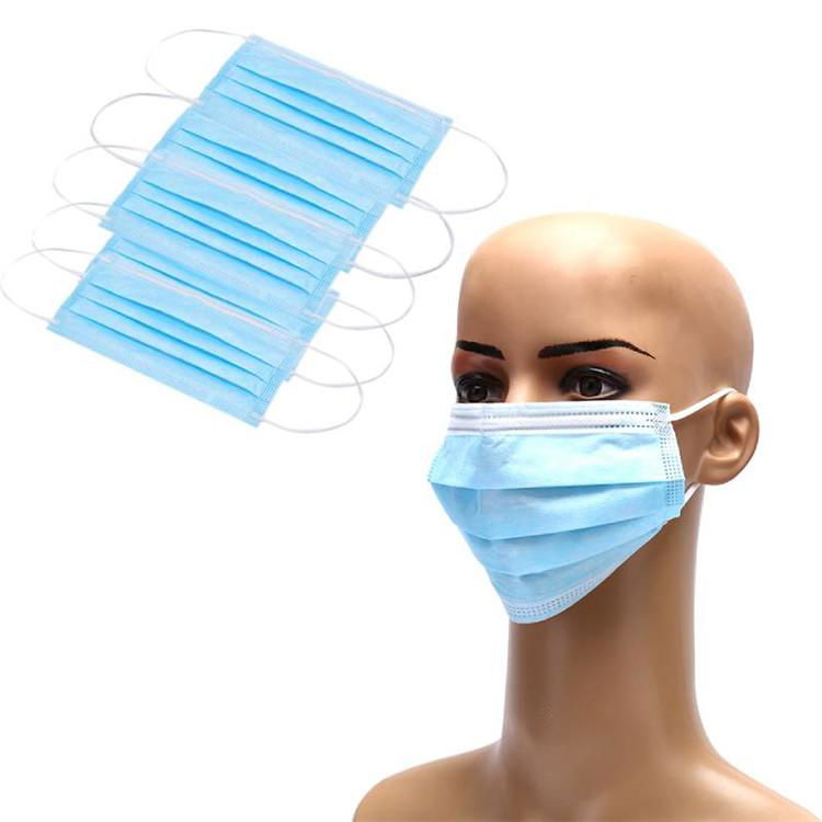 Disposable non woven 3 ply face mask 2