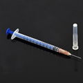 1ml slip or lock syringe with or without needle 2