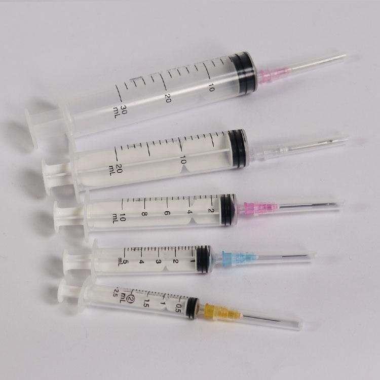 20ml Disposable syringe with or without needle/  dissolve device 3