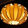 Factory price single round luxury home decoration led pendant light 1