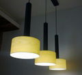 New style hotel decor indoor wooden chandelier pendant lamp fixtures 2
